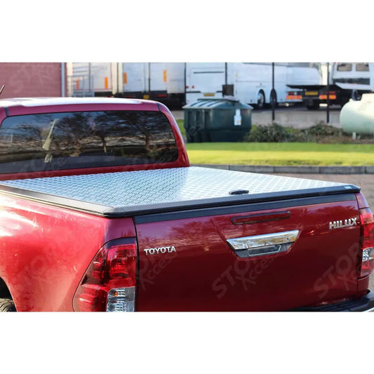 Egr Aluminium Tonneau Cover Mill Finish For Toyota Hilux 2016 On Double Cab