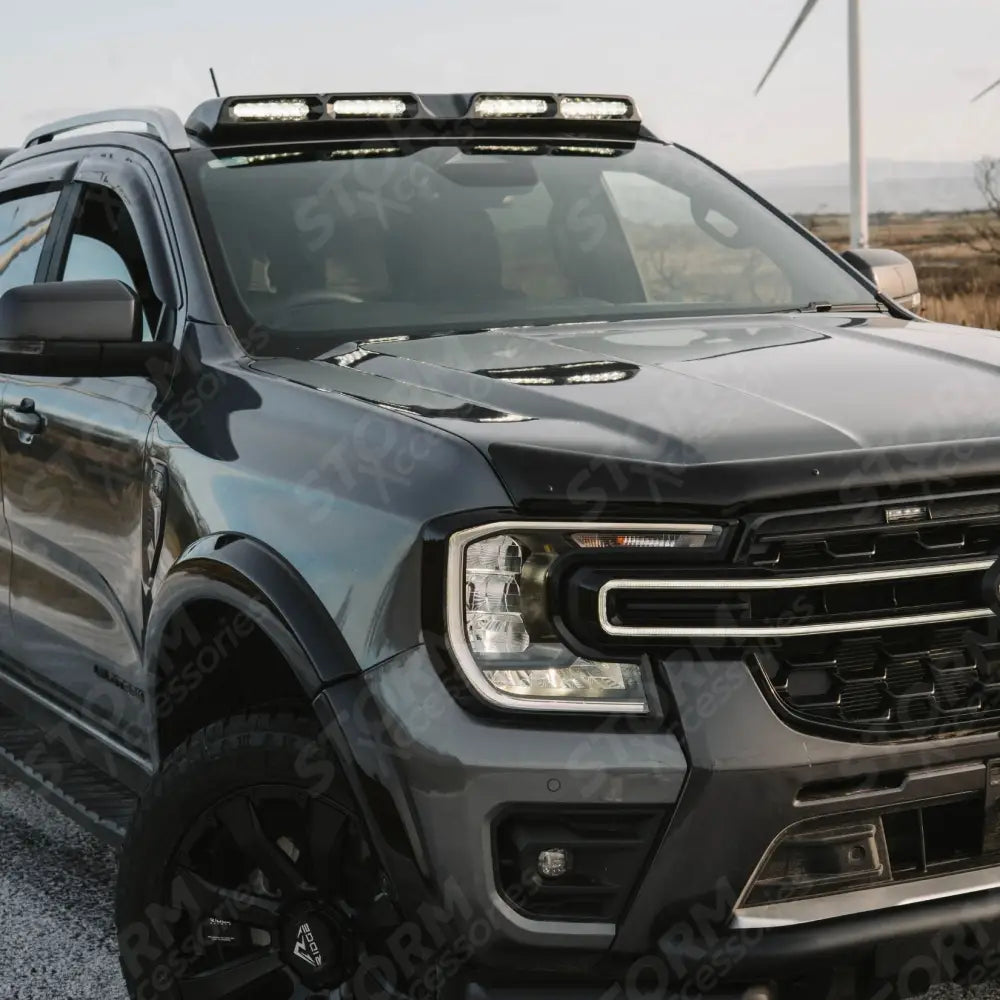 Egr Bonnet Guard Dark Smoke For Ford Ranger 2023 On