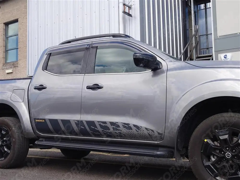 Egr Genuine Quad Wind Deflectors External Fit For Nissan Navara Np300 - 2016 On Double Cab