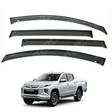EGR Quad Wind Deflectors External Fit For Mitsubishi L200 2024+ - Wind Deflectors