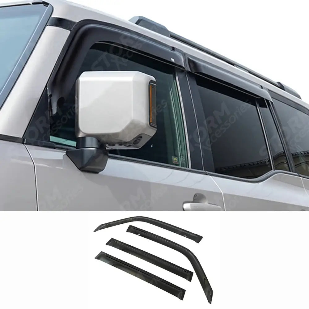 EGR Quad Wind Deflectors External Fit For Toyota Landcruiser LC250 2025 On