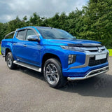 Egr Quad Wind Deflectors External For Mitsubishi L200 Series 5 - 6 - Fiat Fullback - 2015 On Double Cab