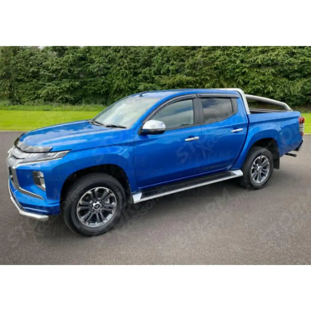 Egr Quad Wind Deflectors External For Mitsubishi L200 Series 5 - 6 - Fiat Fullback - 2015 On Double Cab