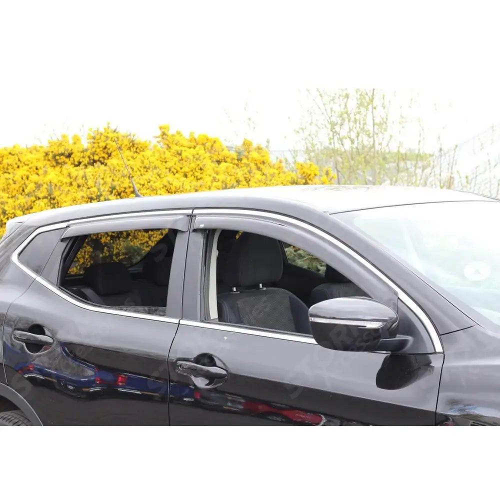 Egr Quad Wind Deflectors External For Nissan Qashqai 2014 On