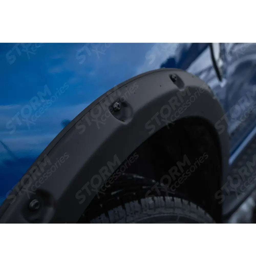EGR Wheel Arch Kit Bolt Look Matt Black Finish 6 Pcs For Ford Ranger 2023 On Double Cab