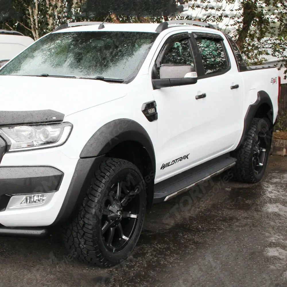 Egr Wheel Arches Arch Set Kit Matt Black Finish For Ford Ranger T6 Double Cab 2016-2019