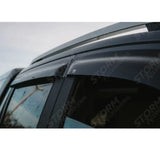 Egr Wind Deflectors External Fit Dark Smoke For Ford Ranger Double Cab & Vw Amarok 2023 On