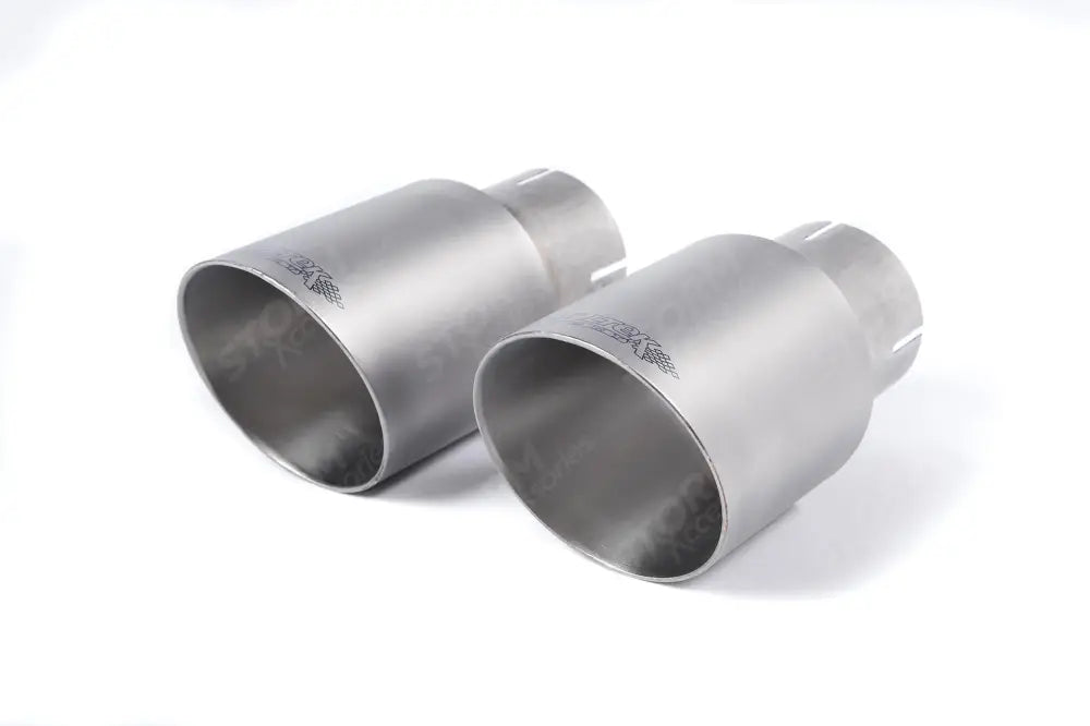 Exhaust System For Ford Ranger T9 2.3 PHEV (281PS) Milltek Downpipe Back Raptor Style Brushed Titanium