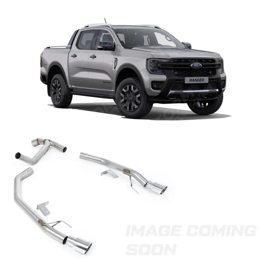 Exhaust System For Ford Ranger T9 2.3 PHEV (281PS) Milltek Front Pipe Back Raptor Style