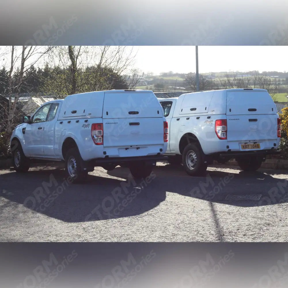 Extra Cab Ridgeback Max V2 Hardtop White 7vt For Ford Ranger T6 - 2012-2022