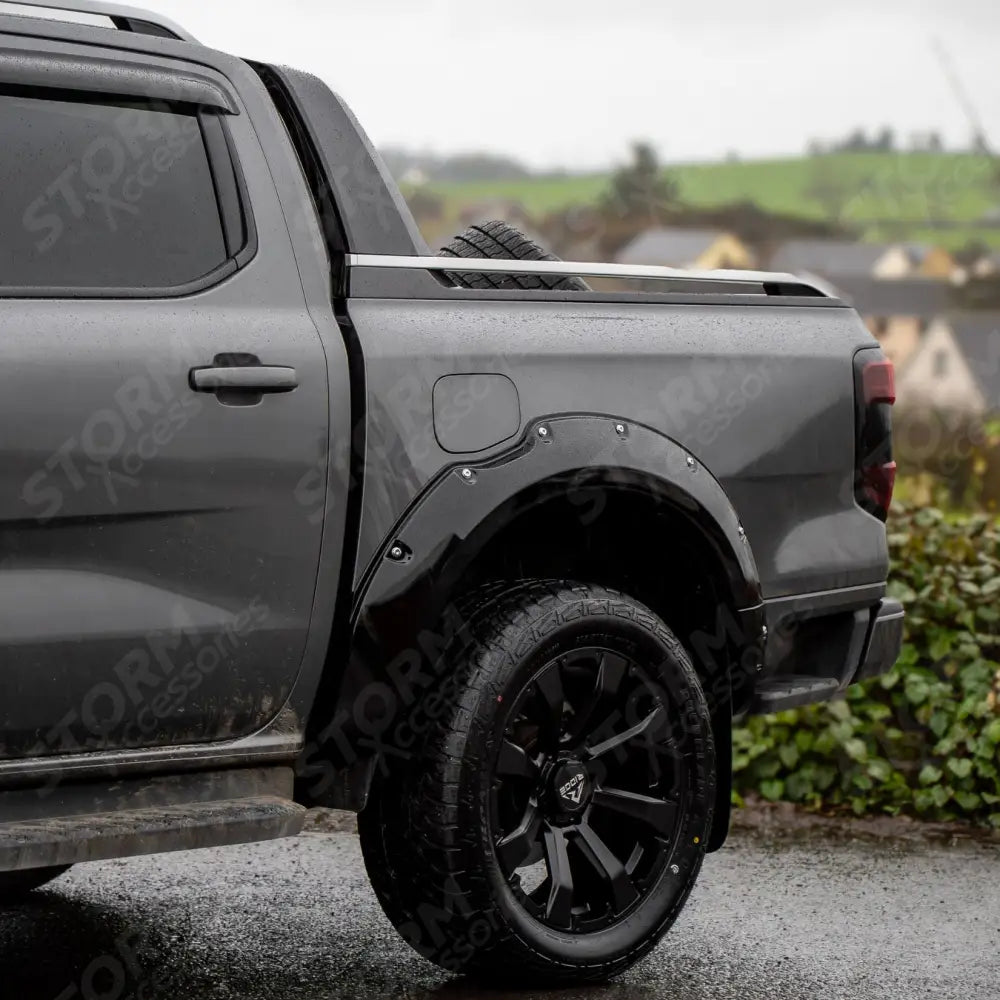 Extreme Wheel Arches In Gloss Black For Ford Ranger 2023 On