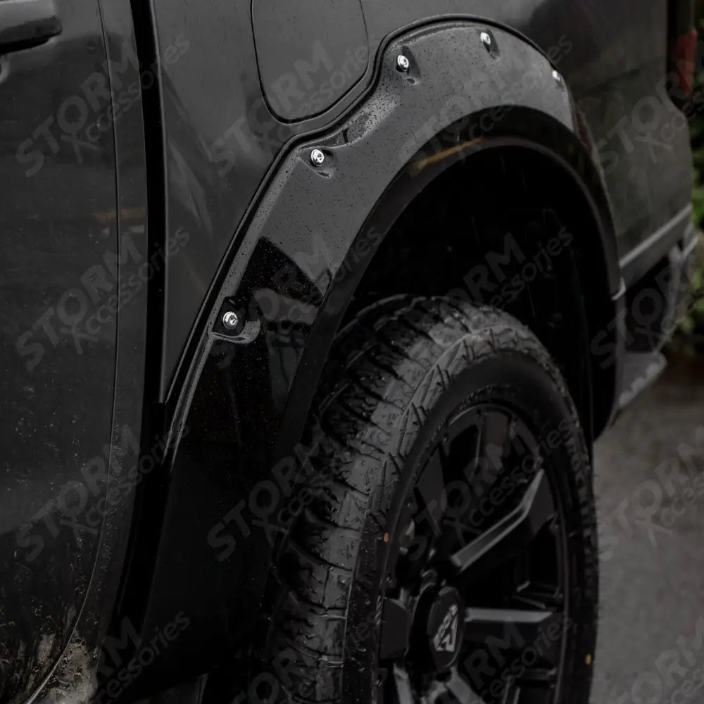 Extreme Wheel Arches In Gloss Black For Ford Ranger 2023 On