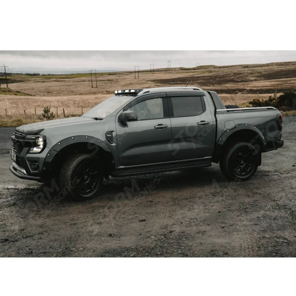 Extreme Wheel Arches In Gloss Black For Ford Ranger 2023 On