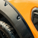 Extreme Wheel Arches In Matt Black For Ford Ranger 2023 On