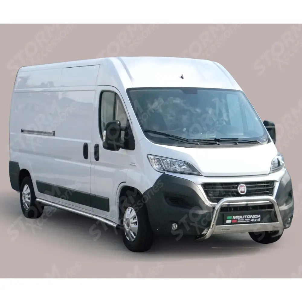 Fiat Ducato 2014 On Misutonida Front Stainless Steel A-Bar - 63MM