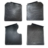 Flaps Black Set Of 4 For Land Rover Defender 90 STX Style Mud