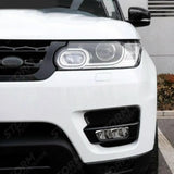 Fog Light Lamp Covers Set Gloss Black For Range Rover Sport 2014 - 2017 - L494