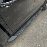 Ford Ranger 2012-2022- Double Cab - Stx Side Steps - Running Boards - Black