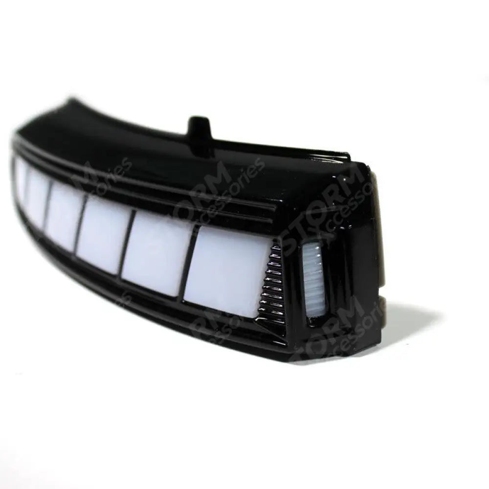 Ford Ranger 2012-2022 - Wing Mirror Covers Caps With Indicator Leds - Black - Pair