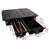 Ford Ranger 2023+ Dc - Ridge Bed Integrated Drawer System