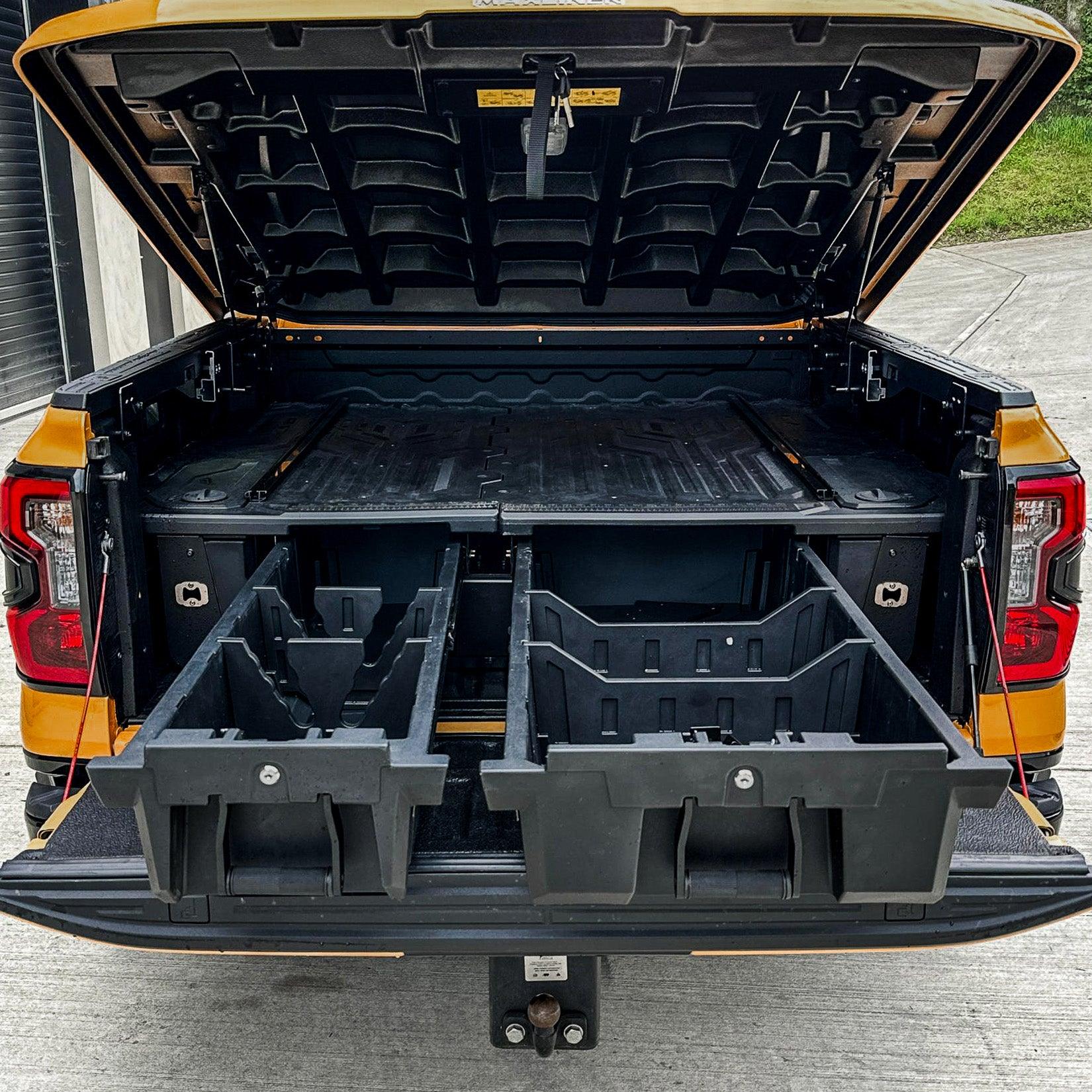 FORD RANGER 2023+ DC - RIDGE BED INTEGRATED DRAWER SYSTEM - Storm Xccessories2