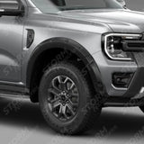 Ford Ranger 2023 On Double Cab EGR Wheel Arch Kit Bolt Look Matt Black Finish - 6 Pcs