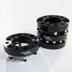 FORD RANGER 6X139.7 25MM WHEEL SPACERS WITH HUB CENTRIC- BLACK (OFF ROAD USE) - Storm Xccessories2