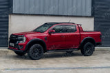 Ford Ranger Double Cab & Vw Amarok 2023 On - Egr Wind Deflectors External Fit - Dark Smoke