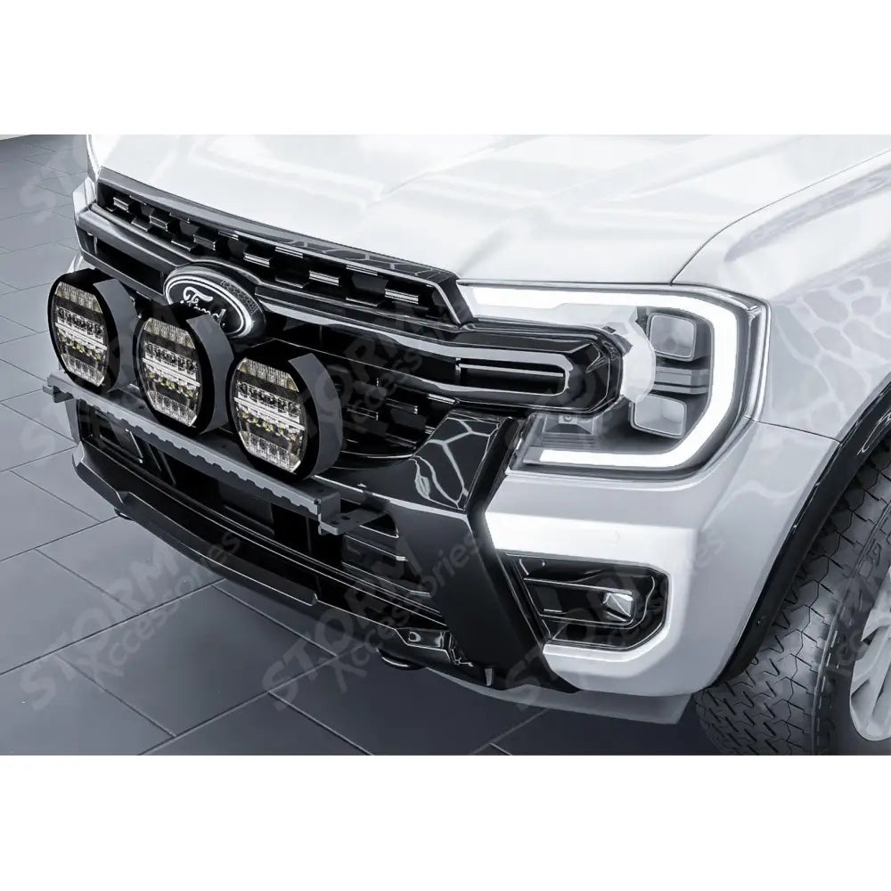 Ford Ranger Next Gen 2023+ Front Spotlight Mount Bracket Bar Black Choose Lazer Lamps