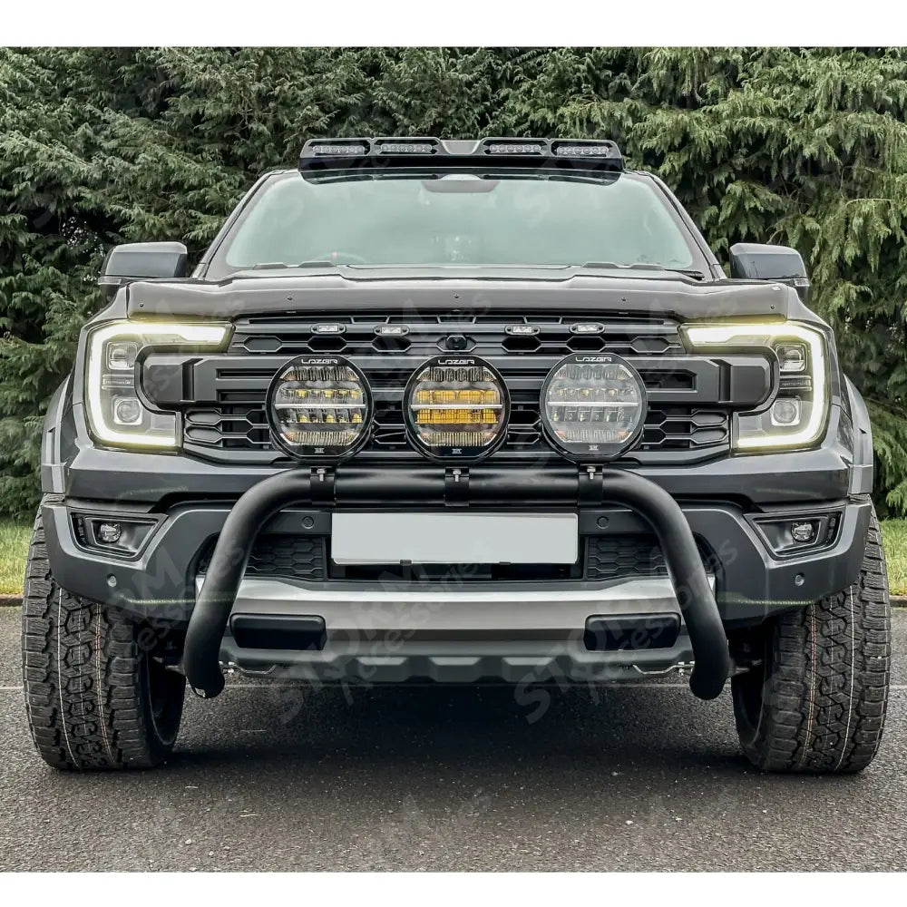 Ford Ranger Raptor 2022 On - Misutonida Ec Approved Front Bar - 76mm - Black
