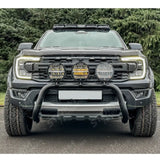 Ford Ranger Raptor 2022 On - Misutonida Ec Approved Front Bar - 76mm - Black