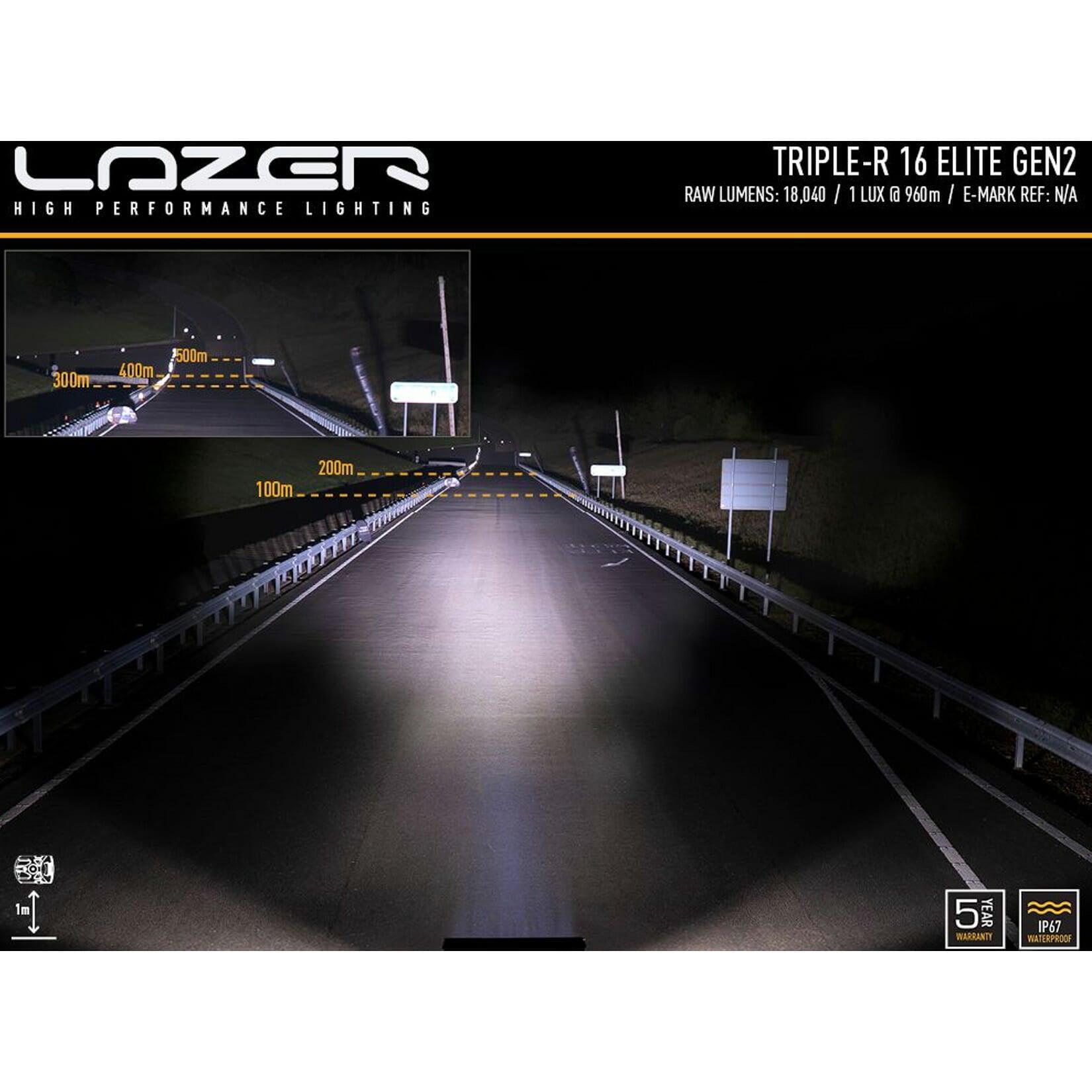 FORD RANGER RAPTOR (2023+) LAZER LIGHT GRILLE KIT - TRIPLE-R 850 - Storm Xccessories2