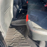 Ford Ranger & Raptor & Vw Amarok 2023 On - 3d Tailored Mud Mats - Black - Mudblock