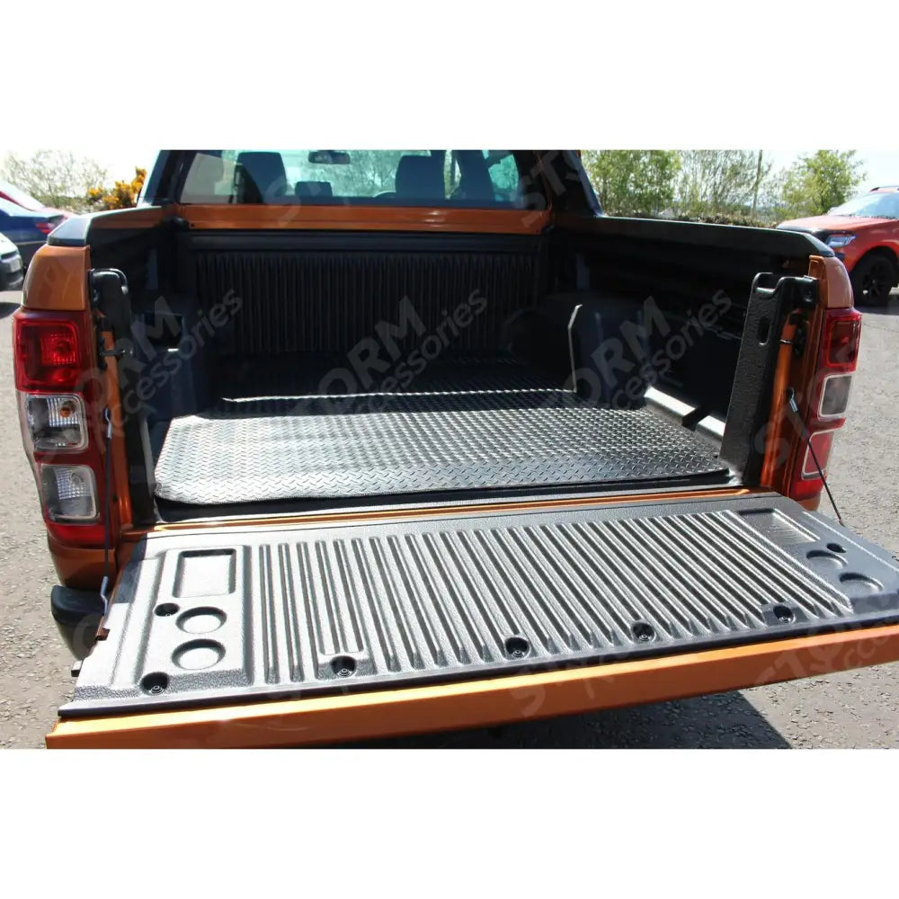 Ford Ranger T6 2012-2019 - Double Cab Load Bed Rubber Mat - Black