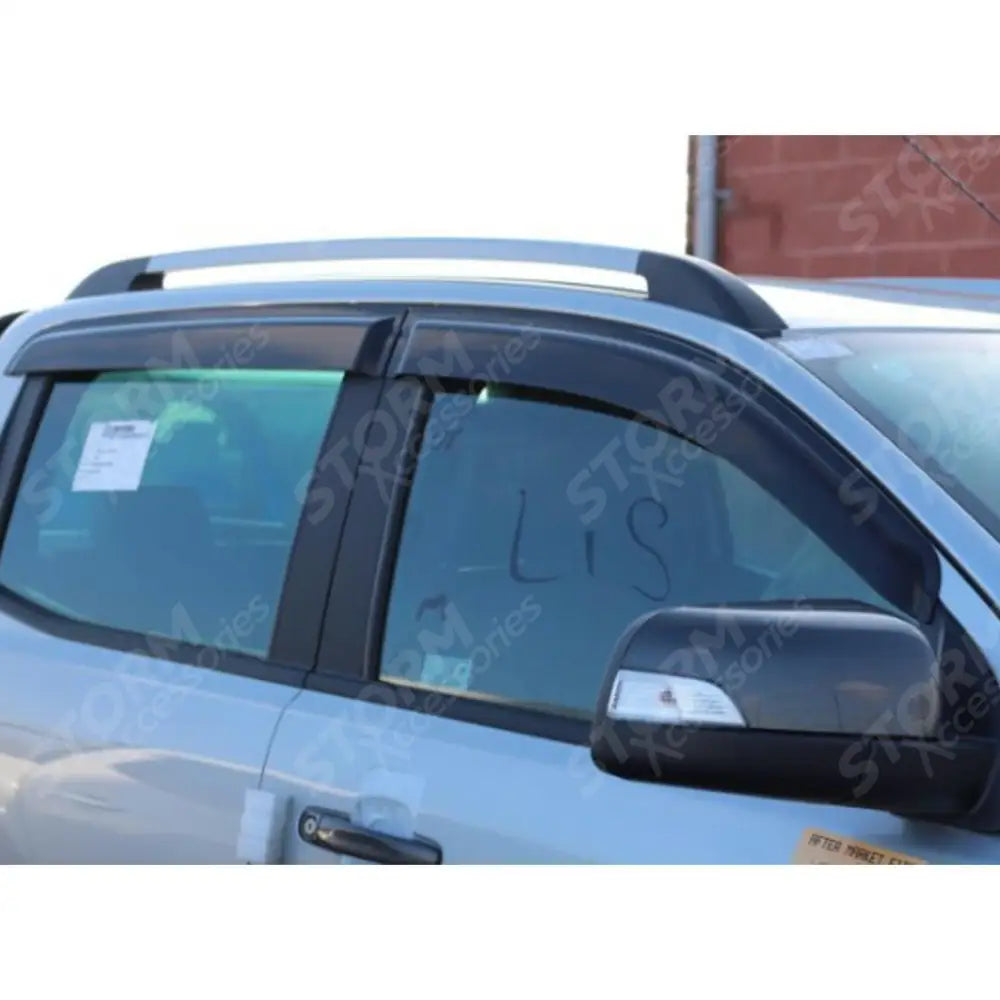 Ford Ranger T6 2012-2022 - Double Cab Wind Deflectors - External Fit - D004