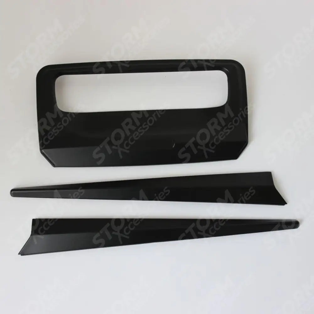 Ford Ranger T6 2012-2022 - Rear Tailgate Door Handle Surround Trim - Cover - Black