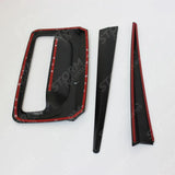 Ford Ranger T6 2012-2022 - Rear Tailgate Door Handle Surround Trim - Cover - Black