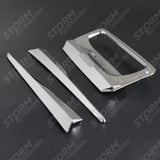 Ford Ranger T6 2012-2022- Rear Tailgate Door Handle Surround Trim - Cover - Chrome