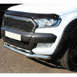 Ford Ranger T6 2012-2022 - Single Deck Front Spoiler City Bar - Stainless Steel