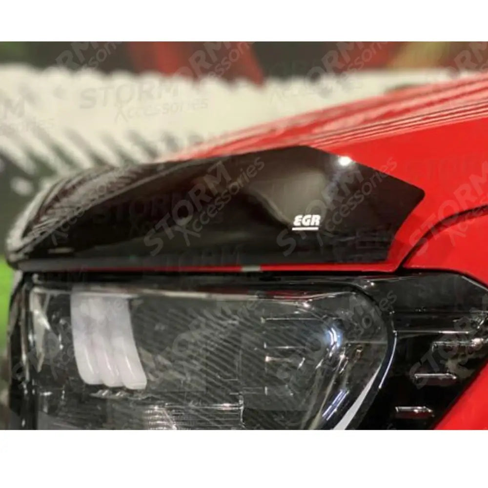 Ford Ranger T6 2016-2022- Egr Bonnet Guard Protector - Dark Smoke