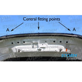 Ford Ranger T6 2016-2022 - Stx Bonnet Guard Protector - Black - B004