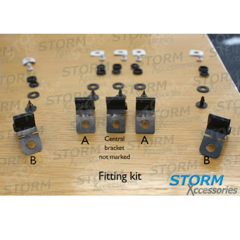 Ford Ranger T6 2016-2022 - Stx Bonnet Guard Protector - Black - B004