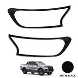 Ford Ranger T6 - 2016-2022 - Stx Head Light Guards Pair - Matte Black
