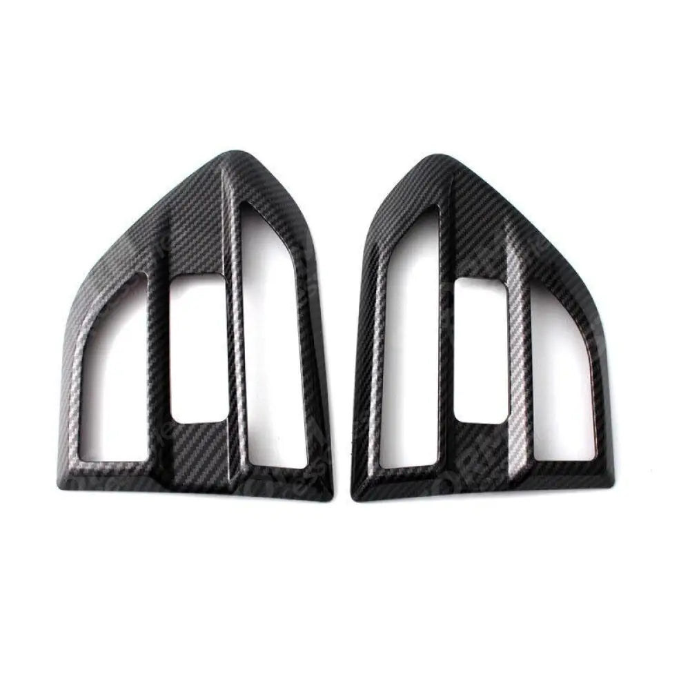 Ford Ranger T6 2016 On Carbon Style Side Vent Covers - Pair