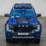 Ford Ranger T6 2023 On Stx Bonnet Scoop In Gloss Black