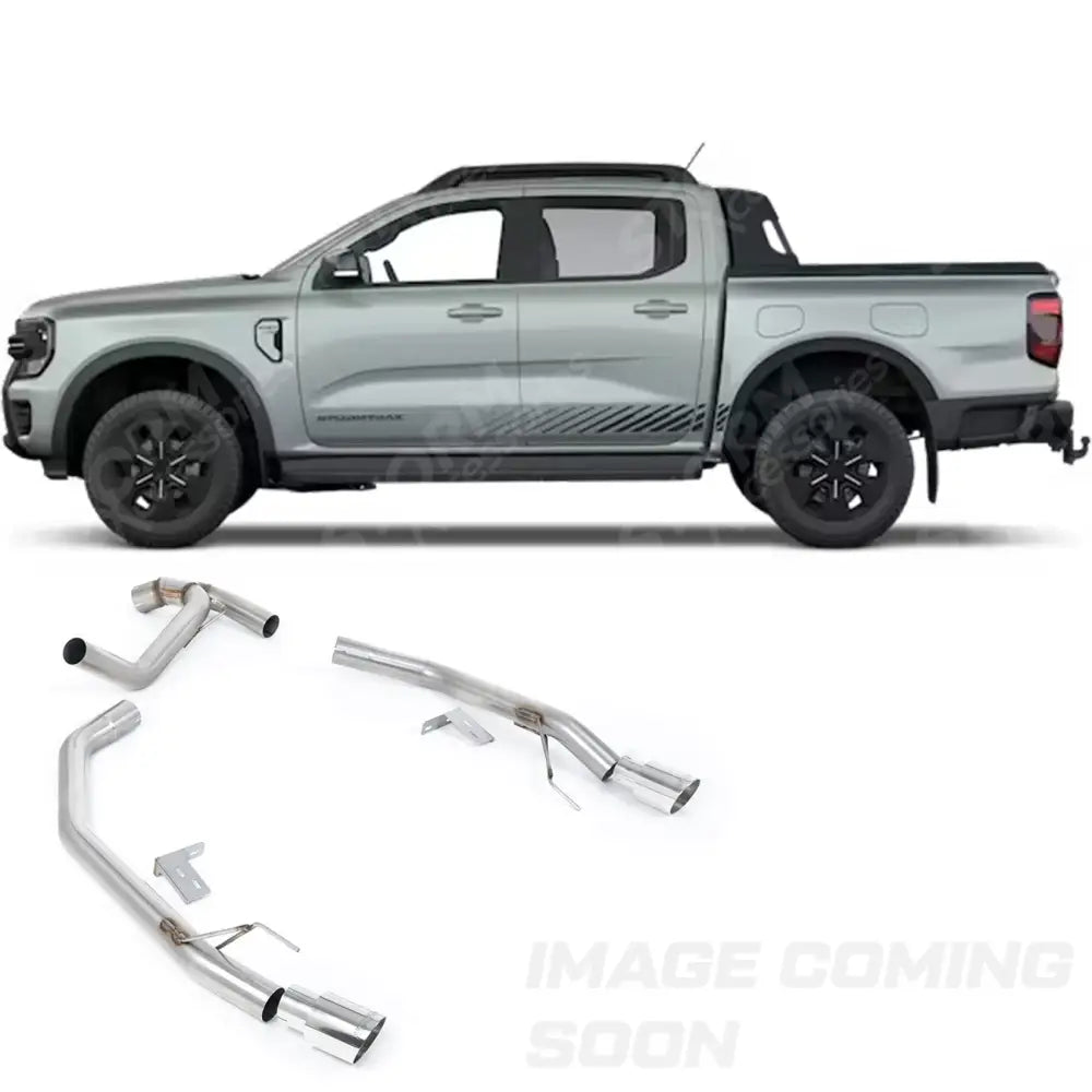 Ford Ranger T9 2.3 PHEV (281PS) Milltek Downpipe Back Raptor Style Exhaust System