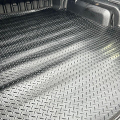 FORD RANGER T9 2023 ON DOUBLE CAB LOAD BED RUBBER MAT IN BLACK - Storm Xccessories2