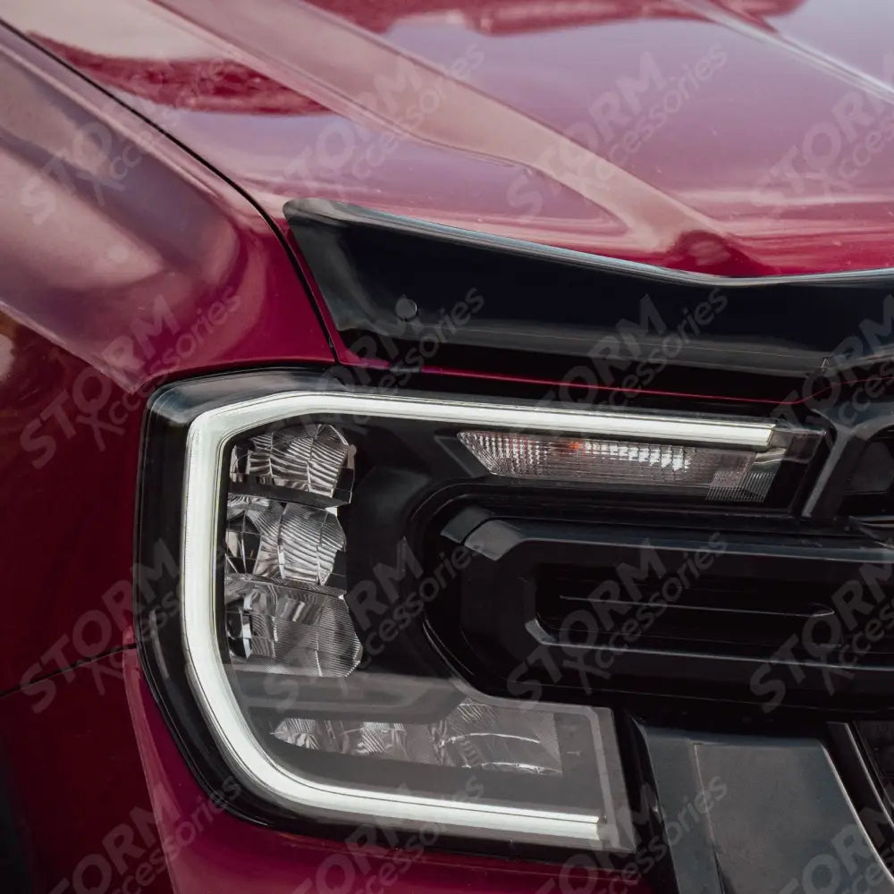 Ford Ranger T9 2023 On Stx Bonnet Guard Protector In Black