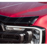 Ford Ranger T9 2023 On Stx Bonnet Guard Protector In Black