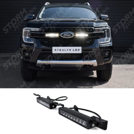 Ford Ranger T9 2023+ Stealth LED Twin 10" Grill Integration Kit